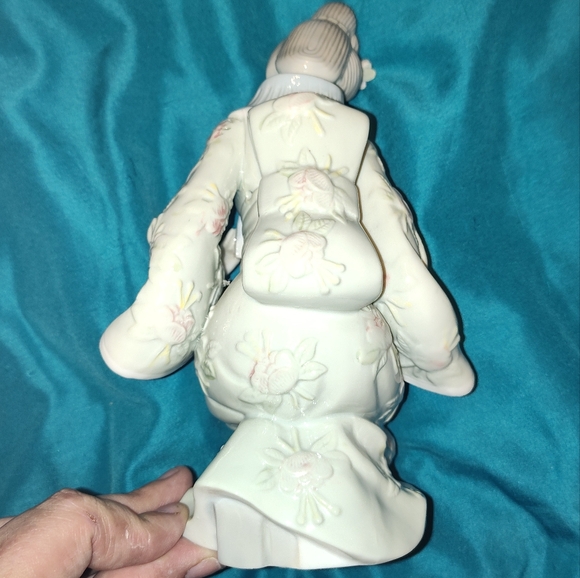 KPM Porcelain Beautiful Japanese Geisha (1983) 8” Figurine (Arnart Imports - Picture 2 of 3